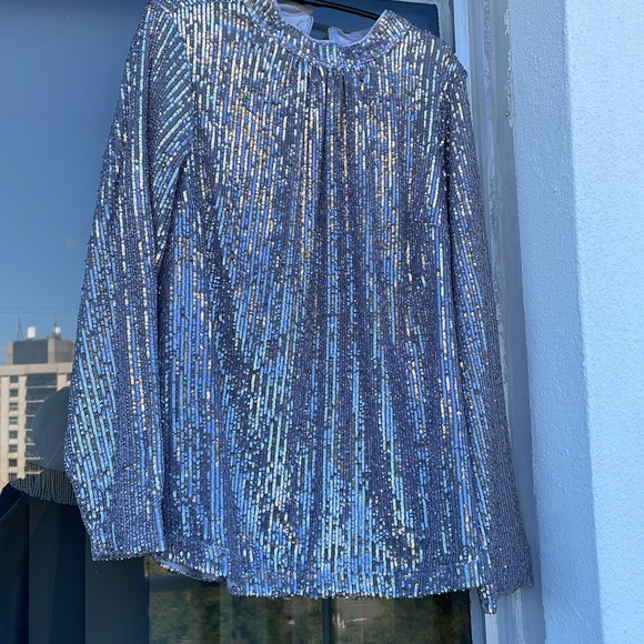 Sparkling silver top. Never worn - Picture 4 of 4